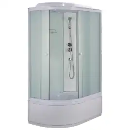 Душевая кабина Loranto 120х80, высокий поддон, Матовое стекло, CS-887EDTM/W-120