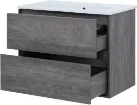 Тумба под раковину Aquanet Милан 85 дуб рошелье, подвесная, 339969