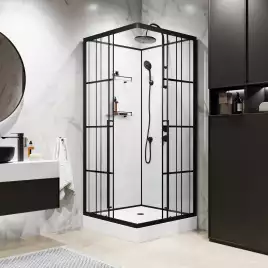 Душевая кабина Niagara Standart 100х100х225 ST100/15QR/KL/BKT низкий поддон, без гидромассажа
