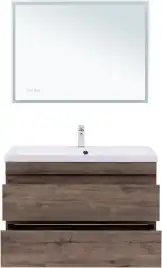 Тумба под раковину Aquanet Нота New 100 дуб веллингтон табак 334194