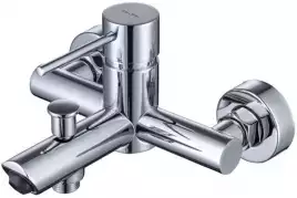 Смеситель для ванны Allen Brau Glority 5.51003-00, однорычажный, с коротким изливом, Хром