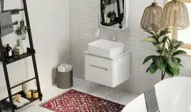 Тумба под раковину Jorno BOSKO 60 Bos.01.60/P/W Белая