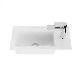 Раковина KERAMA MARAZZI LATO встраиваемая сверху, 50 см, белая глянцевая, LA.wb.50