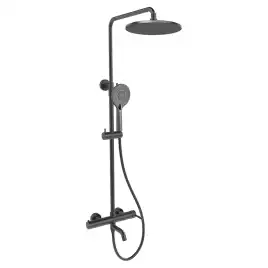 Душевая система AVS Slimmer 811-122-GM, оружейная сталь