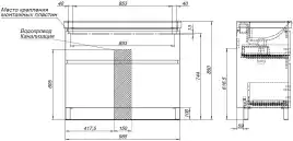 Тумба под раковину Aquanet Вега 100 напольная, белый глянец, 344125