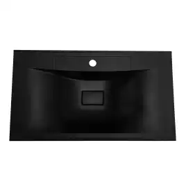 Раковина из искусственного камня BelBagno BB800/450-LV-ART-PR-NERO