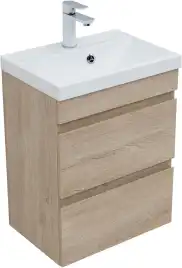 Тумба под раковину Aquanet Нота New 50 дуб светлый 334196