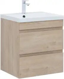 Тумба под раковину Aquanet Нота New 60 дуб светлый 334197
