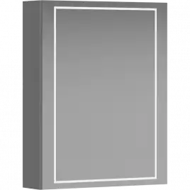 Зеркальный шкаф Aqwella Simplex 55 см, SLX0455L с подсветкой