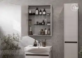 Зеркало-шкаф Aquaton Нортон 65 1A249102NT010  цвет, белый