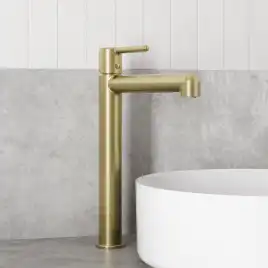 Смеситель для раковины IDDIS Aiger AIGMG01i01 высокий цвет, Матовое золото