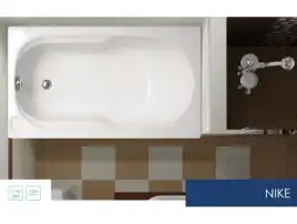 Акриловая ванна Vagnerplast NIKE 120х70 VPBA127NIK2E-04 прямоугольная, Белая