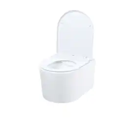 Унитаз подвесной IDDIS Stone STORNSEi25 безободковый, с сиденьем микролифт Белый