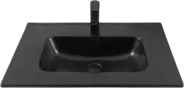 Раковина Aquanet Flat 70 329254 прямоугольная, Черная матовая