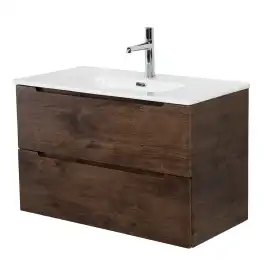 Тумба под раковину BelBagno ETNA39-800/390-2C-SO-RW-P подвесная Rovere Moro