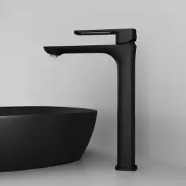 Смеситель для раковины IDDIS Slide SLIBL01i01 высокий цвет, Матовый черный