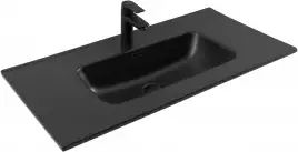 Раковина Aquanet Flat 90 329256 прямоугольная, Черная матовая
