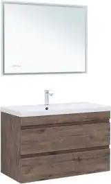 Тумба под раковину Aquanet Нота New 100 дуб веллингтон табак 334194