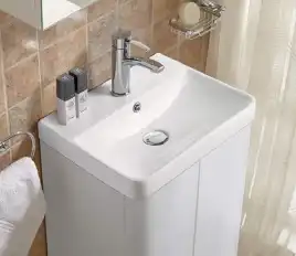 Умывальник CeramaLux 9595-40 400х350х130 Полувстраиваемая цвет Белый