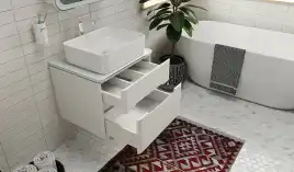 Тумба под раковину Jorno BOSKO 60 Bos.01.60/P/W Белая