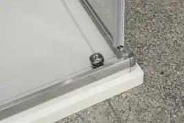 Душевой уголок BelBagno UNIQUE-A-2-75/90-P-Cr профиль Хром стекло Рифленное