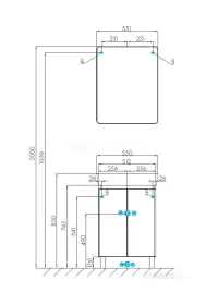 Тумба под раковину Aquaton Скай PRO 55 1A238101SY010 подвесная цвет, белый глянец