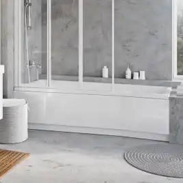 Фронтальная панель Ravak BE HAPPY II 170 белая правая CZ95100A00