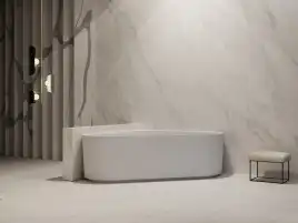 Акриловая ванна Abber 150х150 AB9446MW, отдельностоящая, Белая матовая