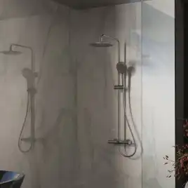 Душевая система  Vincea Rondo VSFS-1R1GM VSFS-1R1GM для ванны с изливом, вороненая сталь