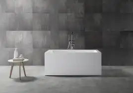 Акриловая ванна Abber 160х80 AB9406-1.6, отдельностоящая, Белая глянцевая