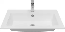 Раковина Aquanet Электра 70 НФ-00008398 прямоугольная, Белая глянцевая