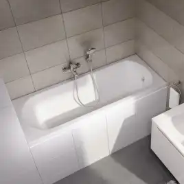 Акриловая ванна Ravak Domino Plus 180х80 C651R00000 прямоугольная, Белая