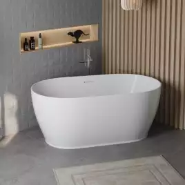 Акриловая ванна BelBagno 170х80 BB413-1700-800, отдельностоящая, Белая глянцевая