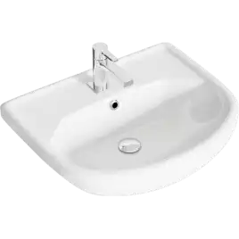 Тумба с раковиной напольная Aqwella Barcelona 55 см, Ba.01.05/2, цвет Белый