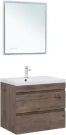 Тумба под раковину Aquanet Нота New 75 дуб веллингтон табак 334192