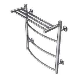 Полотенцесушитель водяной Azario VERONA 50х60 AZ04156P П3 с полкой, нижнее подключение 1/2