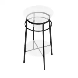 Консоль под раковину Kerama Marazzi CONO 45 см, CO.44\BLK.M напольная, Черная матовая