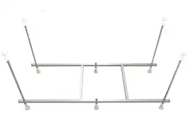 Сборный каркас к ванне AZARIO BELLA 170/175х70 см шпильки (AV.0020170K)