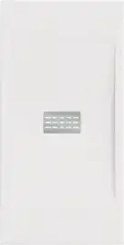 Душевой поддон Good Door Flow 100х90 из искусственного камня, Белый ЛП00113