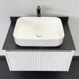 Тумба с умывальником Comforty Марсель 75 Белый, 00-00013395