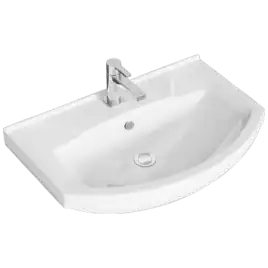 Тумба с раковиной напольная Aqwella Basic 70 см, BAS0107DZ, цвет Дуб золотой