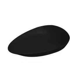 Раковина накладная ABBER BEQUEM 59х36х11 AC2117MB, овальная, черная матовая
