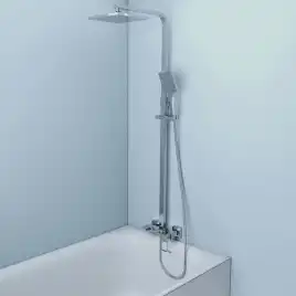 Душевая система IDDIS Bild BILSB1Fi06 для ванны с изливом цвет, Глянцевый хром