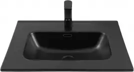 Раковина Aquanet Flat 60 329253 прямоугольная, Черная матовая