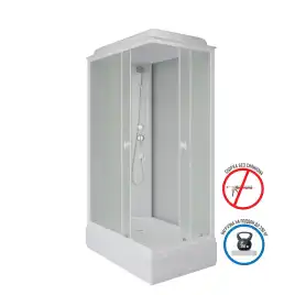 Душевая кабина Niagara Promo 120х80х215 P120/80/26Q/MT средний поддон, без гидромассажа