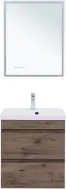 Тумба под раковину Aquanet Нота New 60 дуб веллингтон табак 334191