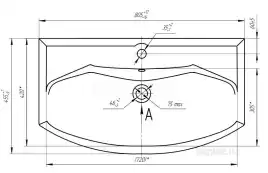 Раковина AQUATON Смайл 80 1WH207783