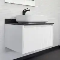 Тумба с умывальником Comforty Марсель 75 Белый, 00-00013395