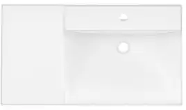 Раковина Aquanet Side 90 правая, белая, 347436