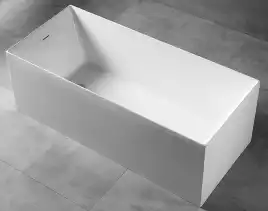 Акриловая ванна Abber 170х75 AB9274-1.7, отдельностоящая, Белая глянцевая